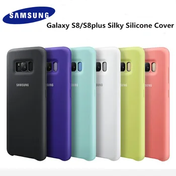 50pcs Original for Samsung Galaxy S8/S8 Plus Silky Silicone Cover Soft-Touch Finish Back Protective Case For S8/S8+ 5.8/6.2 Inc
50pcs Original for Samsung Galaxy S8/S8 Plus Silky Silicone Cover Soft-Touch Finish Back Protective Case For S8/S8+ 5.8/6.2 Inc