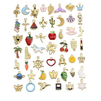 Sansango 50Pcs Enamel Charms Random Mixed Fruit Animal Flowers Alloy Pendants Necklace Earrings Jewelry Making Accessory 
Sansango 50Pcs Enamel Charms Random Mixed Fruit Animal Flowers Alloy Pendants Necklace Earrings Jewelry Making Accessory