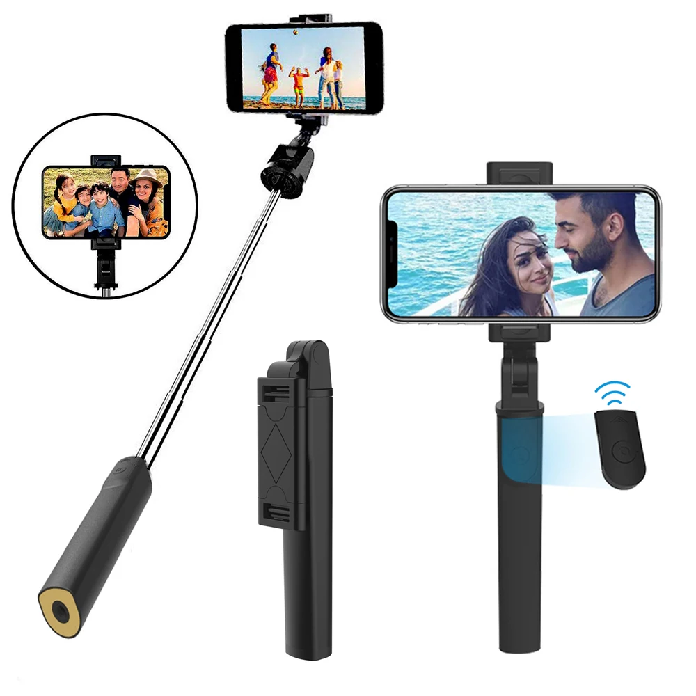 3 In 1 Wireless Bluetooth Selfie Stick Extendable Handheld Monopod