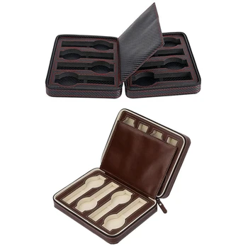 8 Grids PU Leather Watch Box & 8 Slot Portable Black Carbon Fiber PU Leather Watch Zipper Storage Bag
8 Grids PU Leather Watch Box & 8 Slot Portable Black Carbon Fiber PU Leather Watch Zipper Storage Bag