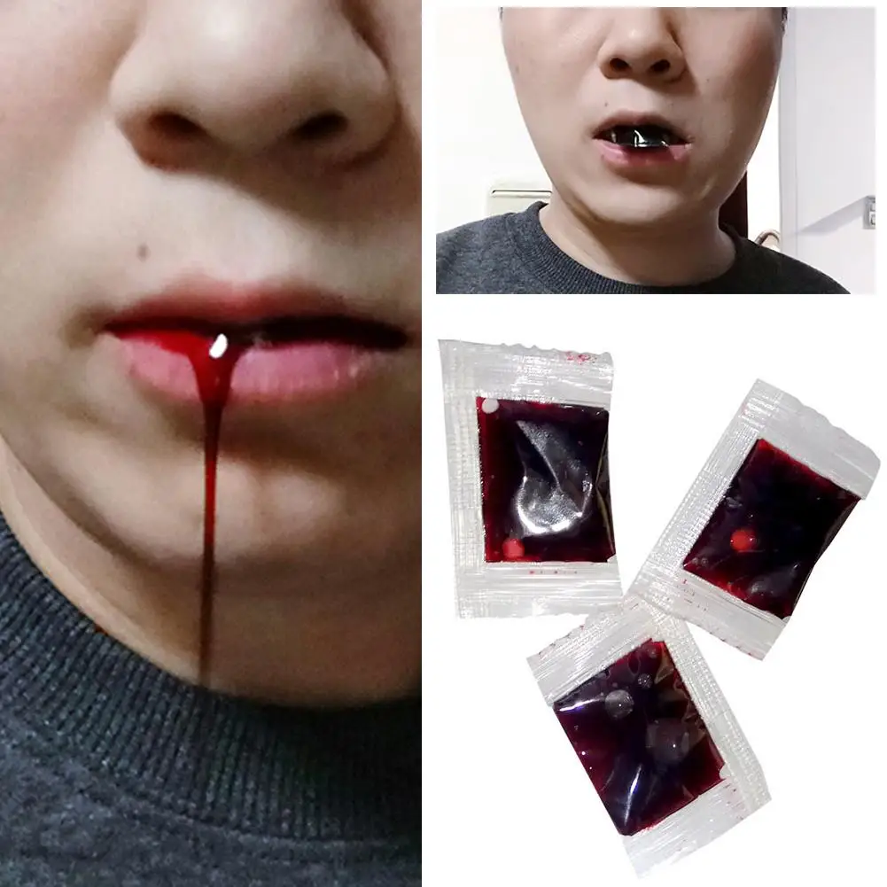 3ml Realistic Plasma Capsule Blood Makeup Trick Toy Decoration Supplies Energy Cosplay Halloween Party
3ml Realistic Plasma Capsule Blood Makeup Trick Toy Decoration Supplies Energy Cosplay Halloween Party
