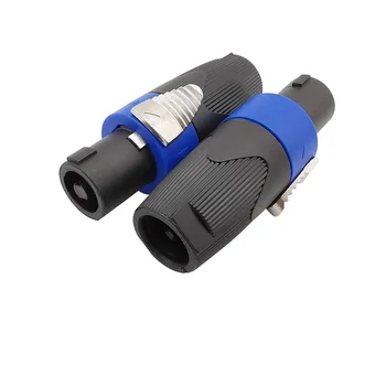 4 Pole Speaker Plug Twist Lock Cable Connector for NEUTRIK Type NL4FC Speakon 4 Pole Plug Male Audio Speaker Connectors
4 Pole Speaker Plug Twist Lock Cable Connector for NEUTRIK Type NL4FC Speakon 4 Pole Plug Male Audio Speaker Connectors