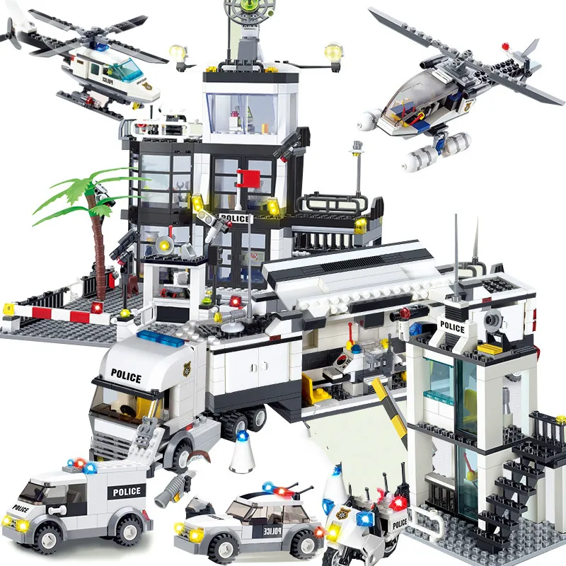 Kids Toys Compatible Legoinglys City Street Police Station Sets Car Truck Rescue Creative Model Building Block Cop Vehicle Brick
Kids Toys Compatible Legoinglys City Street Police Station Sets Car Truck Rescue Creative Model Building Block Cop Vehicle Brick