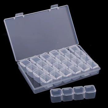 28x Clear Plastic Organizer Container Empty Nail Art Decoration Storage Case Storage Box For Nail Tip Jewelry Beads
28x Clear Plastic Organizer Container Empty Nail Art Decoration Storage Case Storage Box For Nail Tip Jewelry Beads