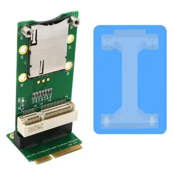 Mini PCI Express Connector Adapter Card with SIM Card Slot for 3G 4G GPS Module USB Interface Supporting Micro PCI-E Card
Mini PCI Express Connector Adapter Card with SIM Card Slot for 3G 4G GPS Module USB Interface Supporting Micro PCI-E Card