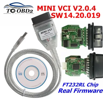 Newest SW V14.20.019 FT232RL Chip Real Firmware V2.0.4 MINI VCI MINI-VCI V2.0.4 Stable For Toyota TIS Techstream Multi-Language
Newest SW V14.20.019 FT232RL Chip Real Firmware V2.0.4 MINI VCI MINI-VCI V2.0.4 Stable For Toyota TIS Techstream Multi-Language
