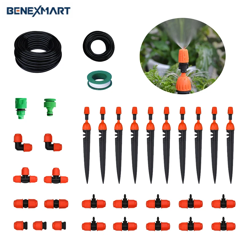 A Set of 360° Irrigation Adjustable Sprinkler Spray Dripper Spray Self Watering Kits with Adjustable Dripper Inserting ground
A Set of 360° Irrigation Adjustable Sprinkler Spray Dripper Spray Self Watering Kits with Adjustable Dripper Inserting ground