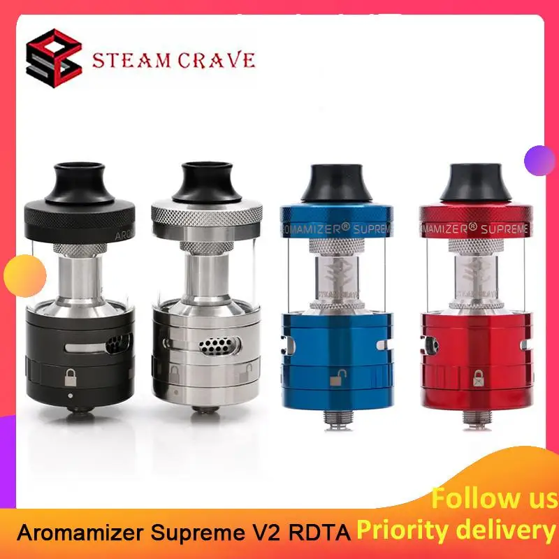 Original Steam Crave Aromamizer Supreme V2 RDTA Tank 5ml Rebuildable Dripper tank top refill Atomizer for 510 Vape Box MOD
Original Steam Crave Aromamizer Supreme V2 RDTA Tank 5ml Rebuildable Dripper tank top refill Atomizer for 510 Vape Box MOD