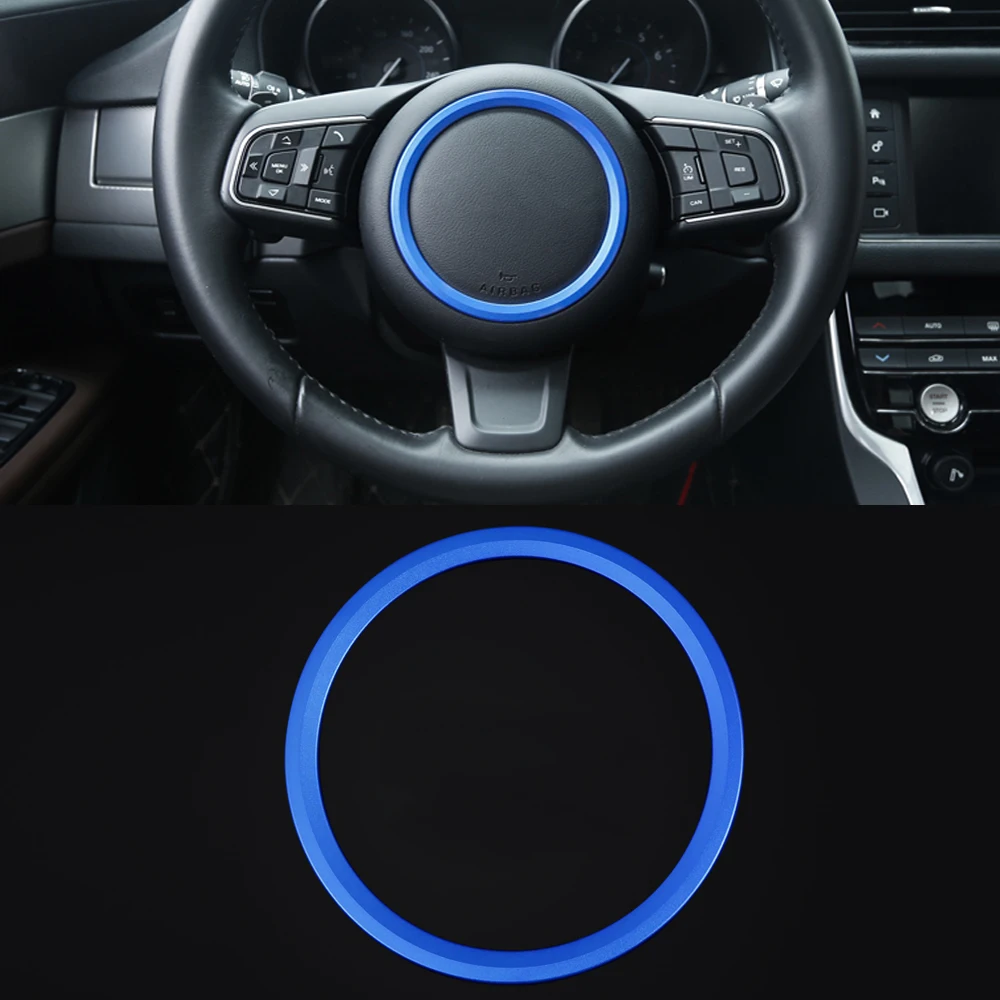 Blue for Jaguar F-PACE F-TYPE XF XE Car Steering Wheel Ring Sticker Cover Decor Car Interior Sticker Auto Tuning Accessories ABS
Blue for Jaguar F-PACE F-TYPE XF XE Car Steering Wheel Ring Sticker Cover Decor Car Interior Sticker Auto Tuning Accessories ABS