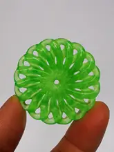 YIZHU CULTUER ART Beautiful China Jadeite Jade Carving Void Frlower Necklace Pendant Gift
YIZHU CULTUER ART Beautiful China Jadeite Jade Carving Void Frlower Necklace Pendant Gift
