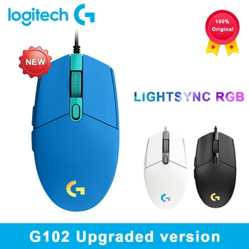 Logitech G102 Original IC PRODIGY/LIGHTSYNC Gaming Mouse Optical 8000DPI 16.8M Color LED Customizing 6 Buttons Wired
Logitech G102 Original IC PRODIGY/LIGHTSYNC Gaming Mouse Optical 8000DPI 16.8M Color LED Customizing 6 Buttons Wired