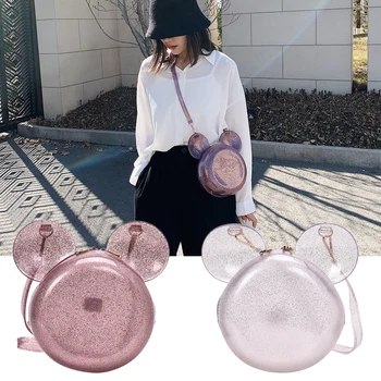 Cute Cartoon Crossbody Purse Women Transparent Girls Mini Shoulder Messenger Bags Ear Purse Round Shoulder Bags 
Cute Cartoon Crossbody Purse Women Transparent Girls Mini Shoulder Messenger Bags Ear Purse Round Shoulder Bags