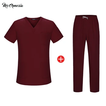 Nurse Hospital Medical Surgical Workwear Summer Short Sleeve Tops Pants Dental Clinic Pharmacy Beauty Salon Casual Work Uniforms
Nurse Hospital Medical Surgical Workwear Summer Short Sleeve Tops Pants Dental Clinic Pharmacy Beauty Salon Casual Work Uniforms