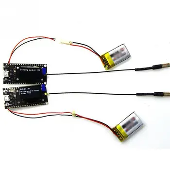2 Pcs High Sensitivity Electronic WiFi Module Stable Signal Multipurpose Bluetooth 0.96inch OLED LORA32 Transmission Replacement