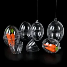 5Pcs 4 Sizes Transparent Can Open Plastic Easter Egg Clear Bauble Fillable Ornament Happy Easter Party DIY Tree Hanging Pendant
5Pcs 4 Sizes Transparent Can Open Plastic Easter Egg Clear Bauble Fillable Ornament Happy Easter Party DIY Tree Hanging Pendant
