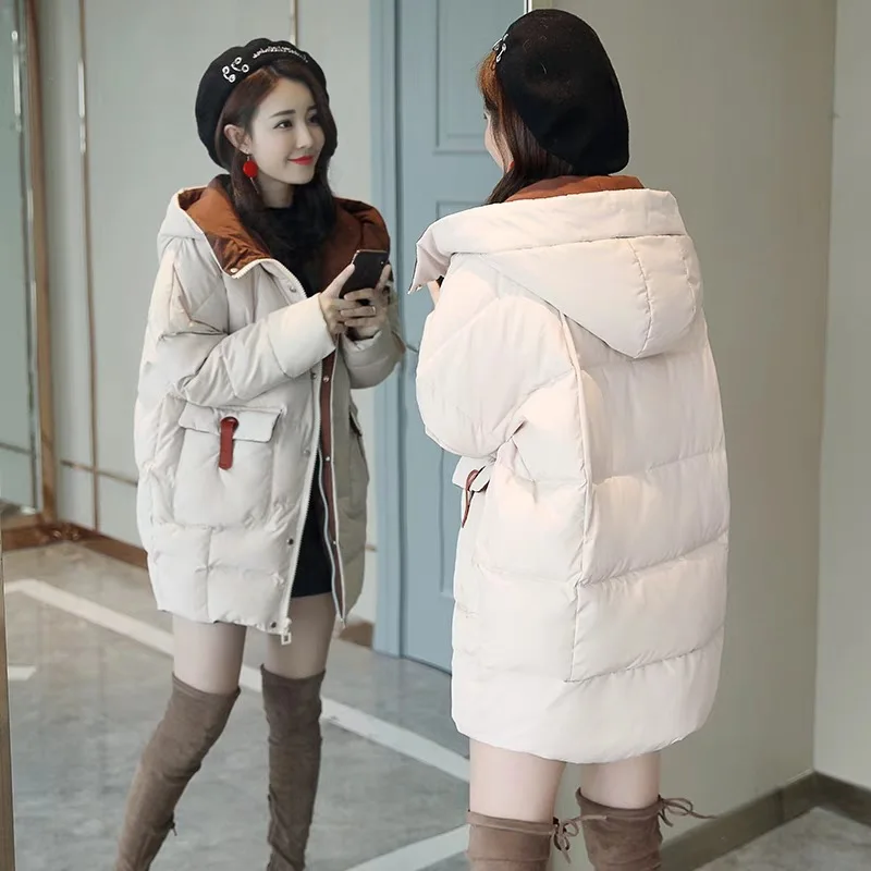 WOMEN'S Dress 2019 Winter New Style Korean-style Fashion Coat Large Size Fat Mm Cotton Coat Women's Loose-Fit INS Mid-length Cot 
WOMEN'S Dress 2019 Winter New Style Korean-style Fashion Coat Large Size Fat Mm Cotton Coat Women's Loose-Fit INS Mid-length Cot