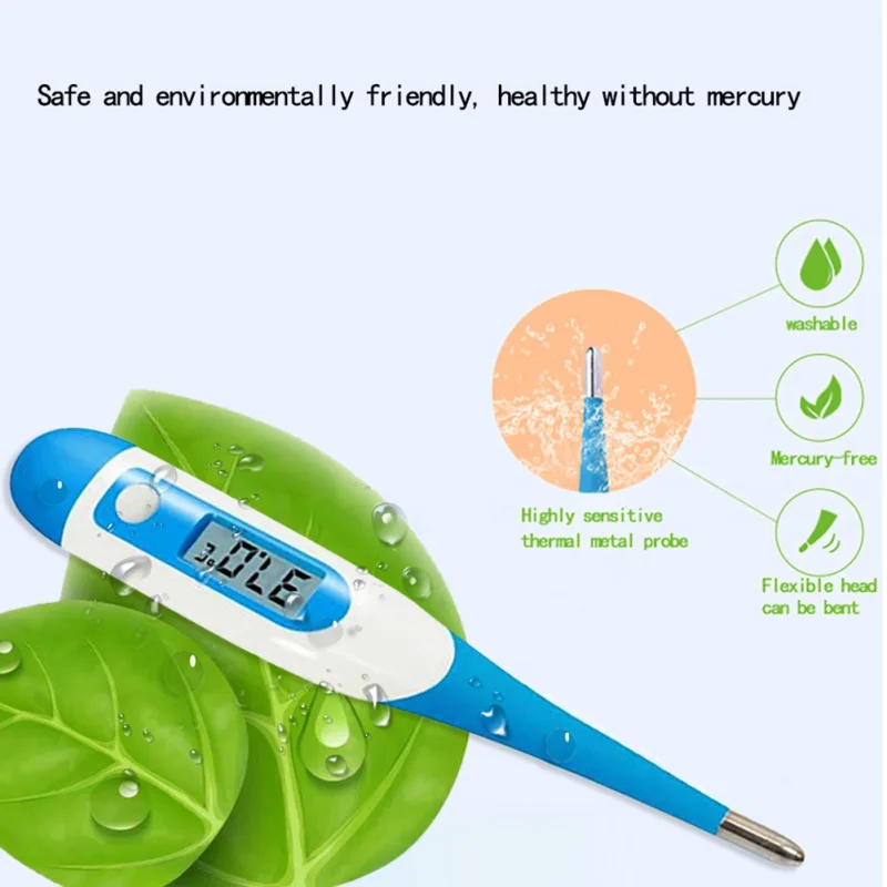 Digital Medical Thermometer Baby Adult Termometro Accurate Fast Readings - Oral And Rectal Thermometer For Child (Random Color)
Digital Medical Thermometer Baby Adult Termometro Accurate Fast Readings - Oral And Rectal Thermometer For Child (Random Color)