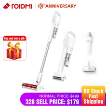 * Original * roidmi sem fio aspirador de pó novo f8e tapete portátil sem fio aspirador de pó anti-ácaro escova vertical aspirador de pó em casa(China)