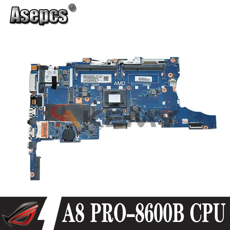 827570-001 828598-601 для ноутбука HP 745 845 G2 G3 материнская плата A8 PRO-8600B CPU DDR3 | Компьютеры и