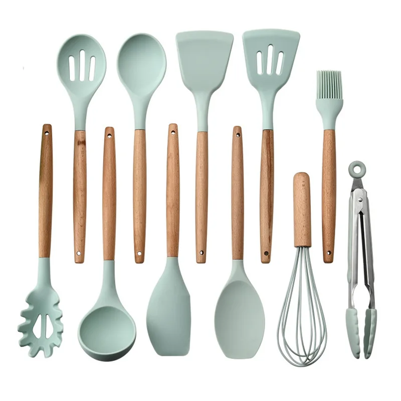 Silicone Kitchenware Cooking Utensils Set Heat Resistant Kitchen Non-Stick Cooking Utensils Baking Tools With Storage Box Tools
Silicone Kitchenware Cooking Utensils Set Heat Resistant Kitchen Non-Stick Cooking Utensils Baking Tools With Storage Box Tools