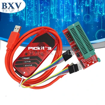 1set PICKIT3 Programmer + PIC ICD2 PICKit 2 PICKIT 3 Programming Adapter Universal Programmer Seat bxv
1set PICKIT3 Programmer + PIC ICD2 PICKit 2 PICKIT 3 Programming Adapter Universal Programmer Seat bxv