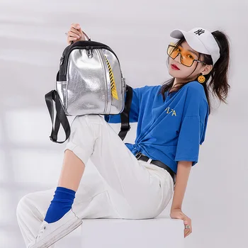 2020 Trend Women's Bag Hip Hop Silver Reflective Small Backpack New School Bags For Teenage Girls Mochila Feminina Korean Style 
2020 Trend Women's Bag Hip Hop Silver Reflective Small Backpack New School Bags For Teenage Girls Mochila Feminina Korean Style