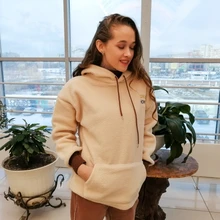 Jacket Clothing Lamb Velvet Junior Korean-Version Winter Students High-School Plus And