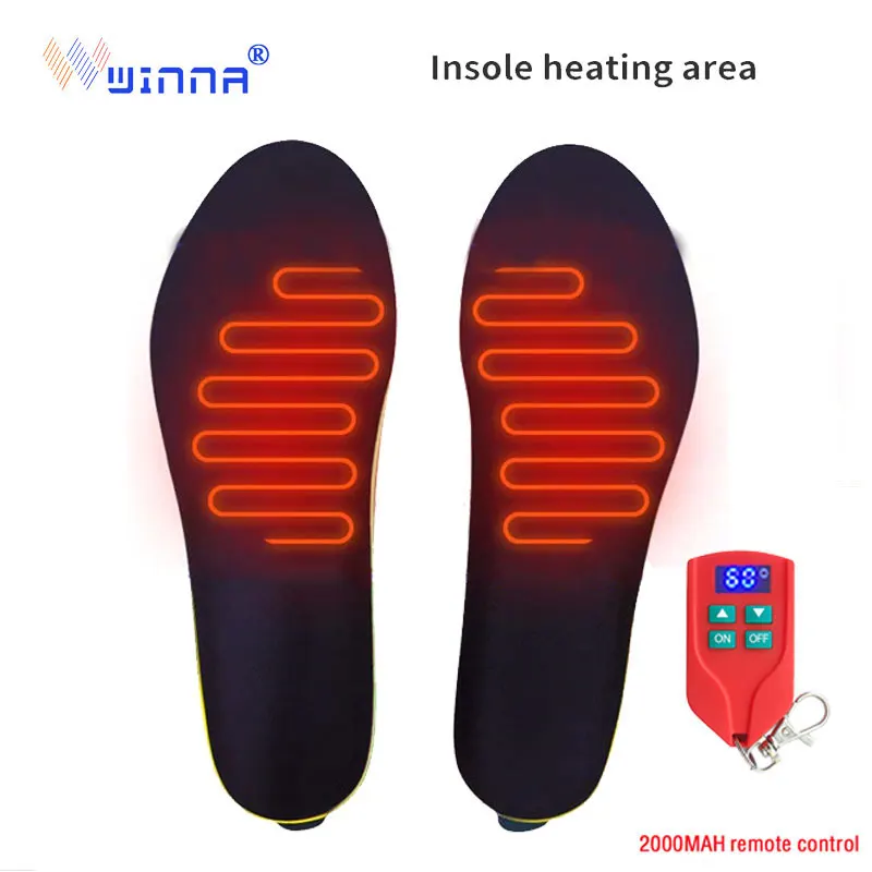 New Intelligent Remote Control Electric Heated Insoles with Rechargeable Battery Winter Thermal Flexible Foot Warmer Wireless
New Intelligent Remote Control Electric Heated Insoles with Rechargeable Battery Winter Thermal Flexible Foot Warmer Wireless