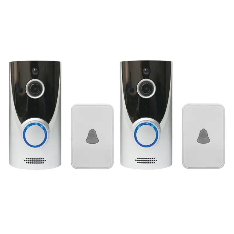 HS-D006 Wireless WiFi Door Phone Two Way Audio Visual Intercom Doorbell With 720P Camera Video Doorbell Home Surveillance
HS-D006 Wireless WiFi Door Phone Two Way Audio Visual Intercom Doorbell With 720P Camera Video Doorbell Home Surveillance