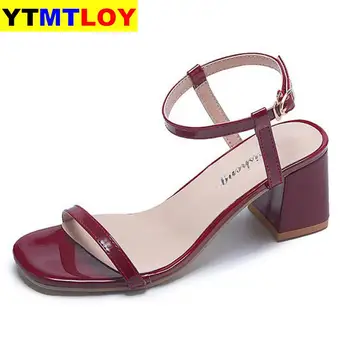 Women Sandals Female Shoes Woman Summer Flock Buckle 6CM Thick heel Comfortable Ladies Slip-on Sandalias Casual Square Heel
Women Sandals Female Shoes Woman Summer Flock Buckle 6CM Thick heel Comfortable Ladies Slip-on Sandalias Casual Square Heel