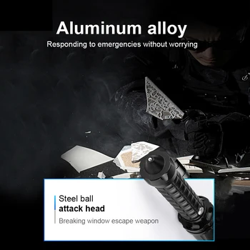 Self Defense Tactical Stick LED Flashlight Waterproof Super Bright Aluminium Alloy Torch For Emergency Zoom Spotlight lantern
Self Defense Tactical Stick LED Flashlight Waterproof Super Bright Aluminium Alloy Torch For Emergency Zoom Spotlight lantern
