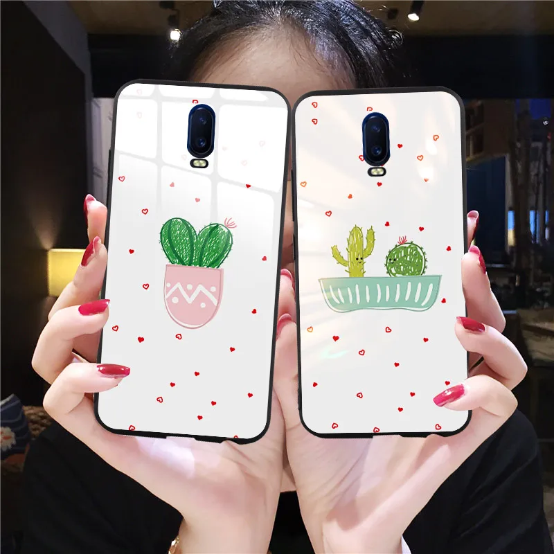 Manderm Korean Style Phone Case For OPPO R17 Pro Tropical Plants Cactus Glossy Tempered Glass Protective Cute Back Cover
Manderm Korean Style Phone Case For OPPO R17 Pro Tropical Plants Cactus Glossy Tempered Glass Protective Cute Back Cover
