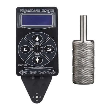 Hp-2 Tattoo Power Supply Digital Power Lcd Display for Kits Machine Us Plug & Stainless Steel Tattoo Grip 25mm
Hp-2 Tattoo Power Supply Digital Power Lcd Display for Kits Machine Us Plug & Stainless Steel Tattoo Grip 25mm