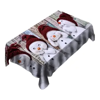 Rectangle Table Cloth Table Cover Cute Cartoon Snowman Printed Table Cover Table Mat (140x140)
Rectangle Table Cloth Table Cover Cute Cartoon Snowman Printed Table Cover Table Mat (140x140)
