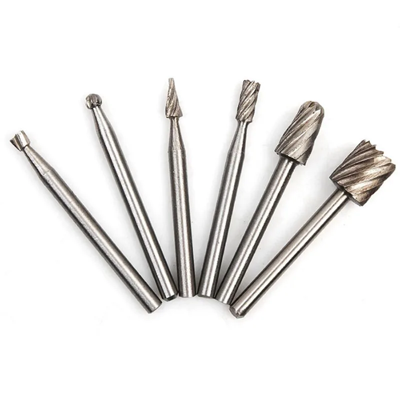 6pcs/Set HSS Router Drill Bits Kit Rotary Burrs Tool Wood Metal Carving Milling DIY Woodworking Drilling And Opening Tool
6pcs/Set HSS Router Drill Bits Kit Rotary Burrs Tool Wood Metal Carving Milling DIY Woodworking Drilling And Opening Tool