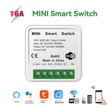 Tuya MINI WiFi Smart Switch Smart Home Module Controller Power Switch Timer Works With Alexa Google Home Smart Life APP
Tuya MINI WiFi Smart Switch Smart Home Module Controller Power Switch Timer Works With Alexa Google Home Smart Life APP