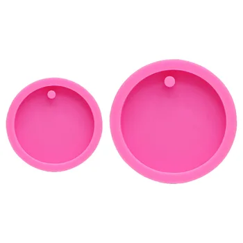 YJ.SHYU Round Circle Shape Silicone Molds For Locking Keychains With Hole Disk Pendant Epoxy Resin Mould Polymer Clay in Shiny
YJ.SHYU Round Circle Shape Silicone Molds For Locking Keychains With Hole Disk Pendant Epoxy Resin Mould Polymer Clay in Shiny