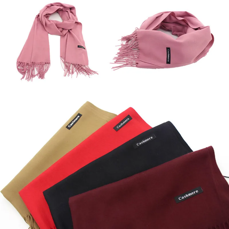 2019 Autumn Winter Female Wool Solid Scarf Women Cashmere Scarves Wide Lattices Long Shawl Wrap Blanket Warm Tippet 
2019 Autumn Winter Female Wool Solid Scarf Women Cashmere Scarves Wide Lattices Long Shawl Wrap Blanket Warm Tippet