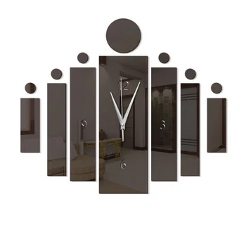 3D Silver Digital Mirror Black Wall Clock Modern Design Home Decoration Wall Sticker
3D Silver Digital Mirror Black Wall Clock Modern Design Home Decoration Wall Sticker