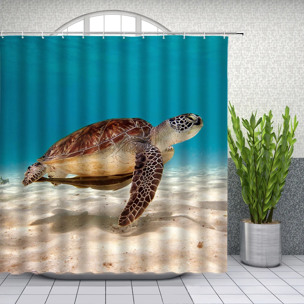 Hot Sale Sea Turtle Ocean Animal Shower Curtains Bathroom Decor Home Bath Waterproof Cloth Hanging Curtain Set Cheap
Hot Sale Sea Turtle Ocean Animal Shower Curtains Bathroom Decor Home Bath Waterproof Cloth Hanging Curtain Set Cheap