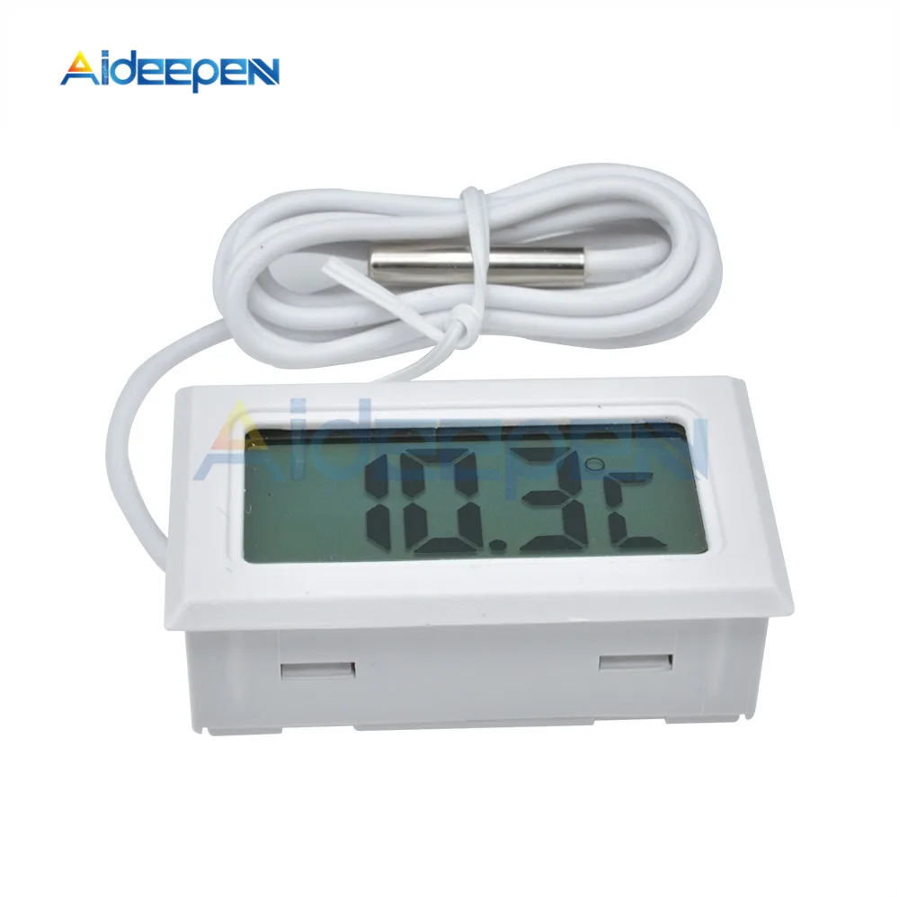Digital Embedded Thermometer for Freezer Refrigerator Fridge Thermometer 1M Probe Detector Instrument Temperature -50~110 Degree
Digital Embedded Thermometer for Freezer Refrigerator Fridge Thermometer 1M Probe Detector Instrument Temperature -50~110 Degree