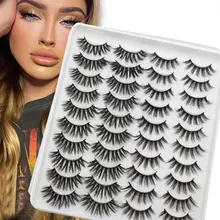 20 Pair Mix False Eyelashes 3D False Eyelashes Fake Lashes Natural Mink Lashes Faux Lashes Beauty Sexy Girls Eyelashes Makeup
20 Pair Mix False Eyelashes 3D False Eyelashes Fake Lashes Natural Mink Lashes Faux Lashes Beauty Sexy Girls Eyelashes Makeup