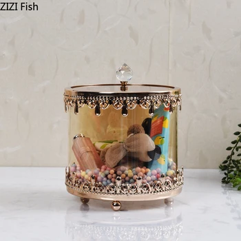 Nordic Crystal Glass Storage Box Storage Jewelry Box Transparent Candy Tray Jars Jewelry Dish Gold Powder Alloy Frame Home Decor
Nordic Crystal Glass Storage Box Storage Jewelry Box Transparent Candy Tray Jars Jewelry Dish Gold Powder Alloy Frame Home Decor