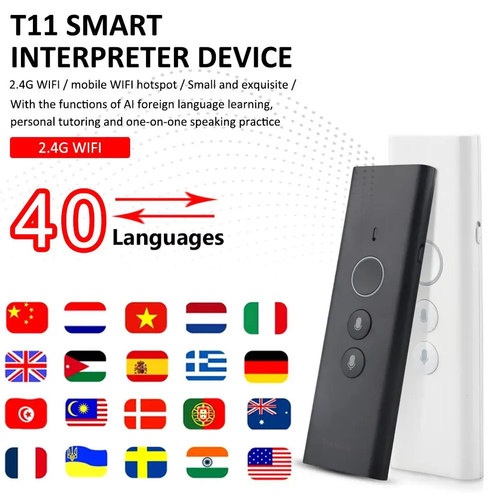 40 Languages Digital Translator Intelligent AI Translator Foreign Language Learning Machine For Travel Business SUP WIFI
40 Languages Digital Translator Intelligent AI Translator Foreign Language Learning Machine For Travel Business SUP WIFI