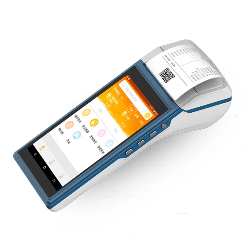 ZKC pos-терминал PDA с беспроводной Bluetooth и Wifi системой Android NFC термальным принтером