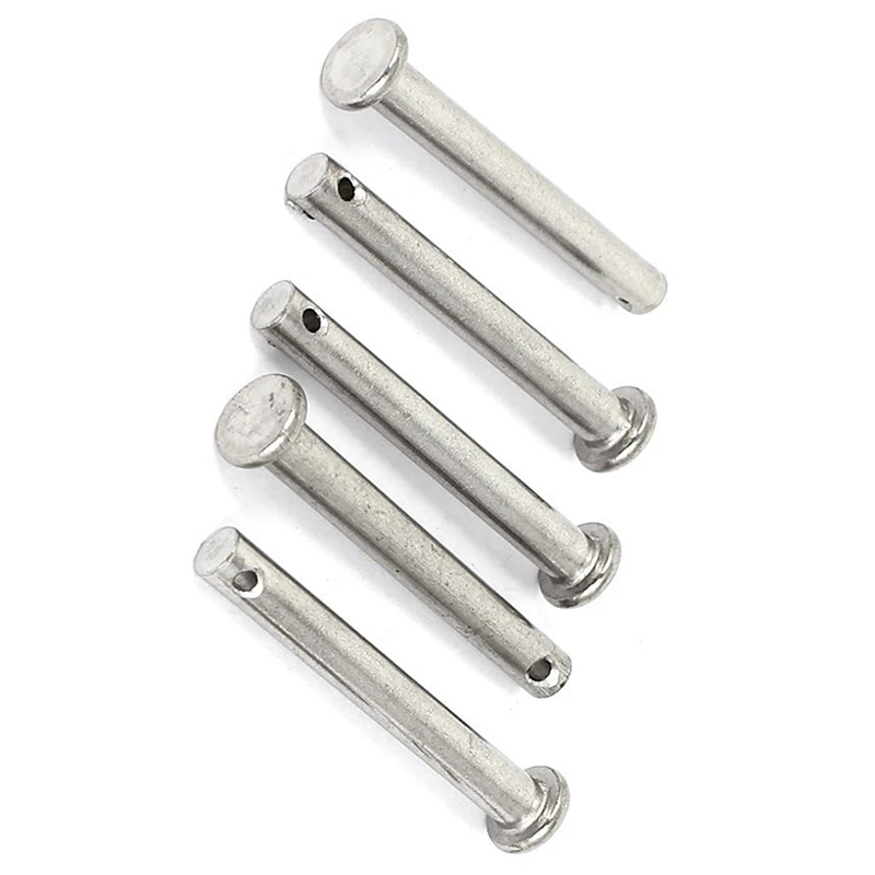paquete de 20 Tornillo de pasador Tornillo de clavija de 5 40 mm Tornillo para muebles de carpinter/ía Tornillo de doble extremo