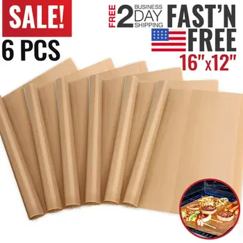 Non-stick BBQ Grill Mat Barbecue Baking Liners Reusable Teflon Cooking Sheets 40 X60cm Cooking Tool
Non-stick BBQ Grill Mat Barbecue Baking Liners Reusable Teflon Cooking Sheets 40 X60cm Cooking Tool