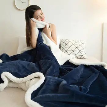 Gentleman blue blanket thickened lamb velvet blanket children's air conditioning blanket siesta cover blanket Twin Full Queen Ki
Gentleman blue blanket thickened lamb velvet blanket children's air conditioning blanket siesta cover blanket Twin Full Queen Ki