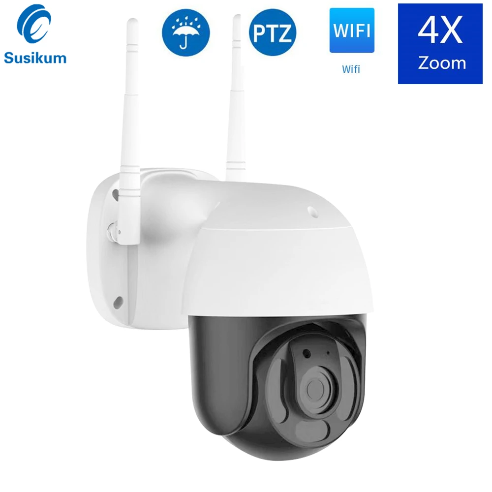 5MP PTZ IP WIFI Camera CamHi APP 2.8-12mm Lens 4X Optical Zoom Speed Dome Two Way Audio ONVIF CCTV Outdoor Wireless Camera
5MP PTZ IP WIFI Camera CamHi APP 2.8-12mm Lens 4X Optical Zoom Speed Dome Two Way Audio ONVIF CCTV Outdoor Wireless Camera