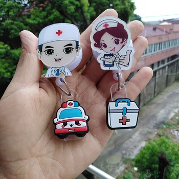1 pcs/lot New Creative Cartoon Retractable Pull Badge Reel ID Name Tag Card Doctors Nurse special Badge Holder
1 pcs/lot New Creative Cartoon Retractable Pull Badge Reel ID Name Tag Card Doctors Nurse special Badge Holder